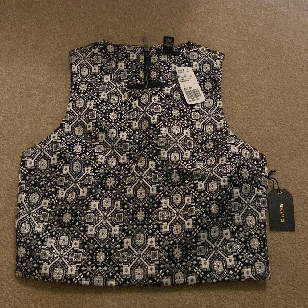 Festive crop top